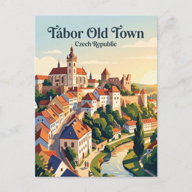 Postal Tábor República Checa (Anverso)