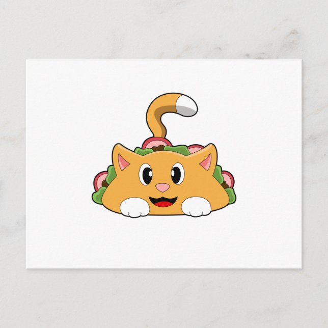 Postal Taco de gato (Anverso)