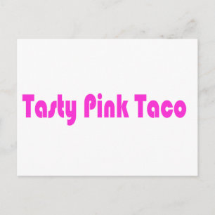 Postal Taco rosado