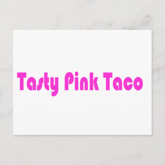 Postal Taco rosado