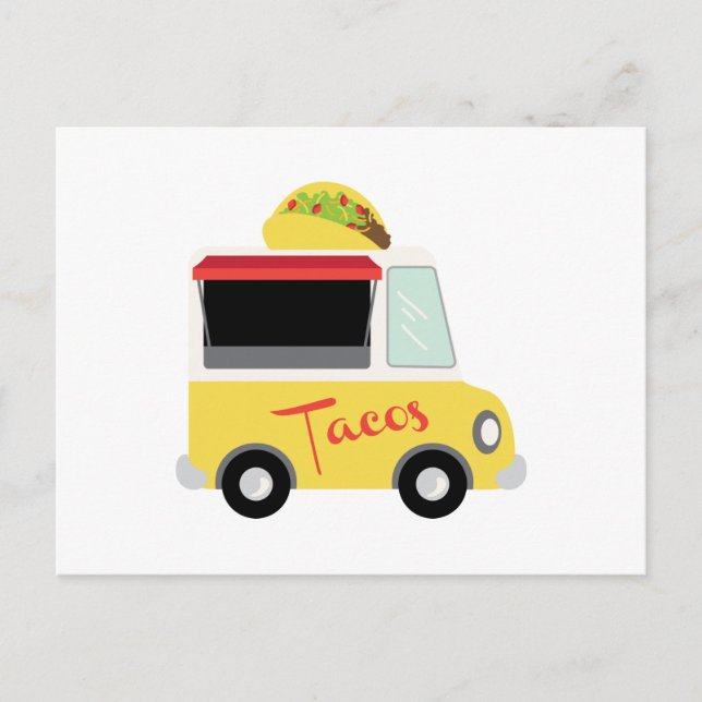 Postal Taco Truck Food (Anverso)