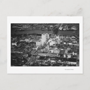 Postal Tacoma, WA View of Business District desde Air