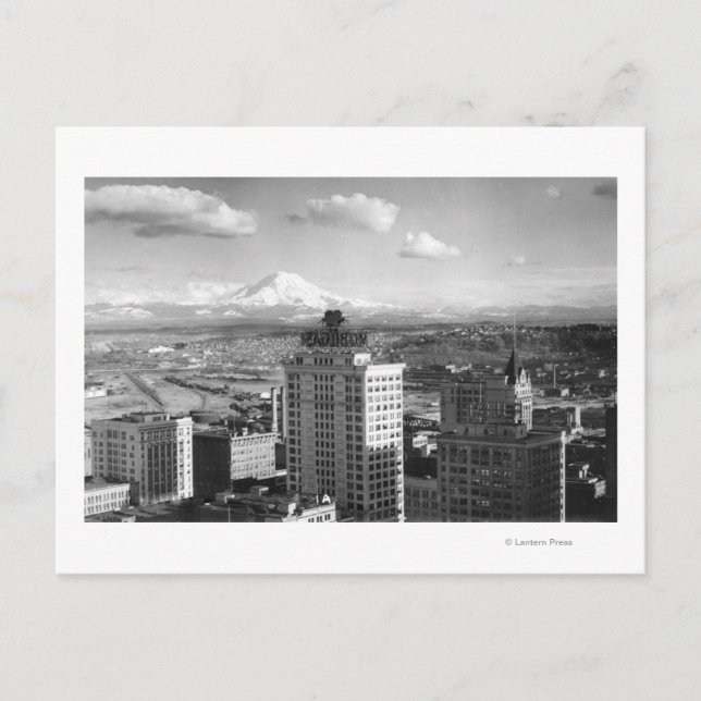Postal Tacoma, WA View of Rainier from Medical Arts (Anverso)