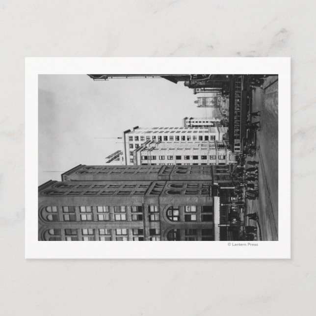 Postal Tacoma, WA - Vista de las principales calles del c (Anverso)
