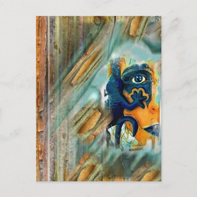 Postal táctil Sensual Five Senses (Anverso)