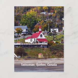 Postal Tadoussac, Quebec, Canadá