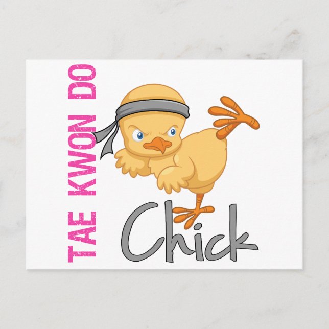 Postal Tae Kwon Do Chick (Anverso)