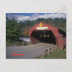 Postal Taftsville Bridge Vermont