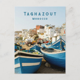 Postal Taghazout Morocco Coastal Village Postcard