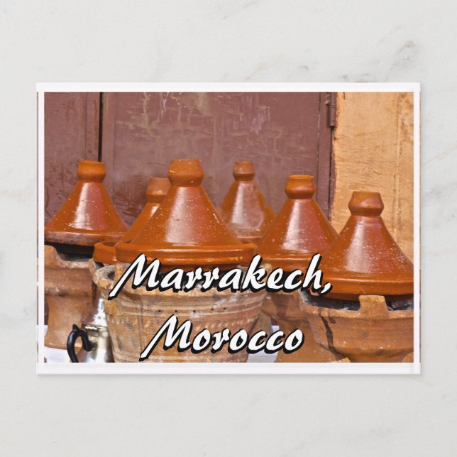 Postal Tagines marroquíes (Anverso)