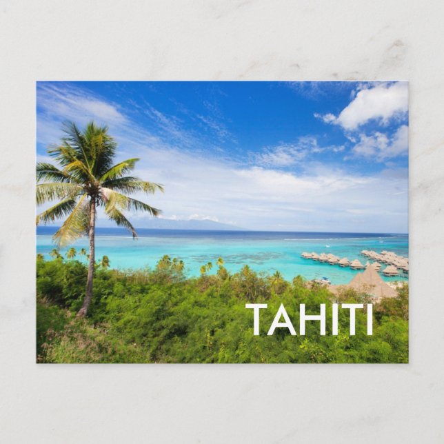 Postal Tahiti (Anverso)
