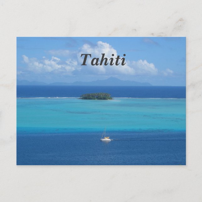 Postal Tahiti (Anverso)