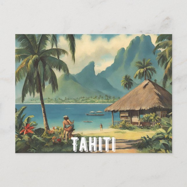 Postal Tahití (2) (Anverso)