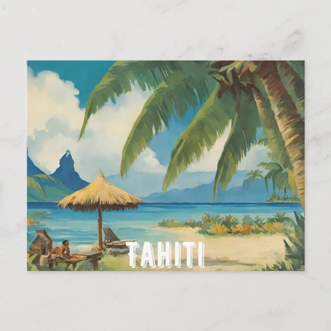 Postal Tahití (4) (Anverso)