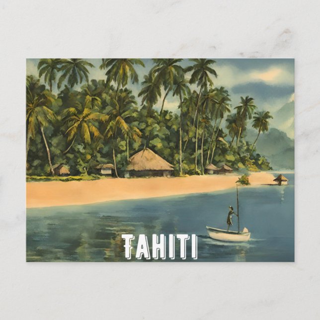 Postal Tahití (6) (Anverso)