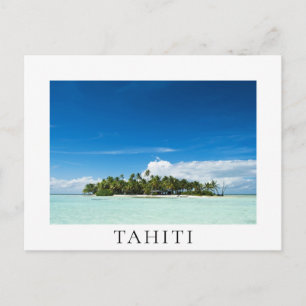 Postal Tahití, isla tropical en el pacífico