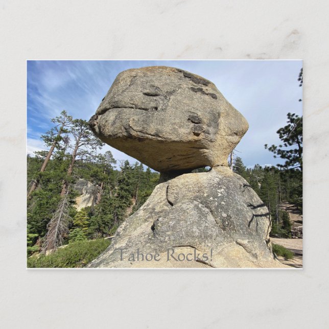 Postal ¡Tahoe Rocks! (Anverso)