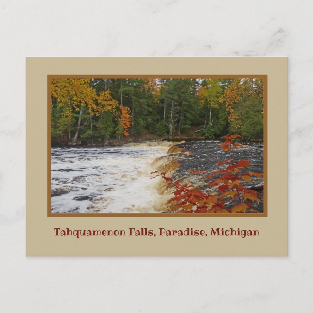 POSTAL TAHQUAMENON CAE EN AUTUMN / MICHIGAN'S U.P. (Anverso)