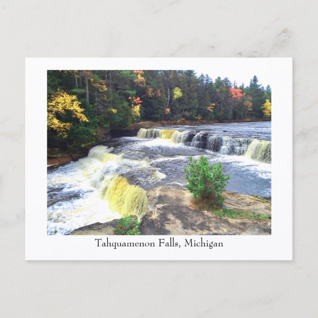 Postal Tahquamenon Falls, Michigan (Anverso)