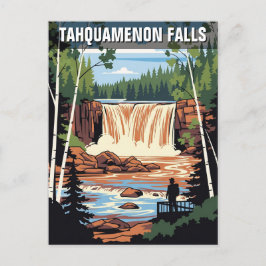 Postal Tahquamenon Falls Michigan Travel