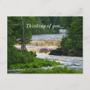 Postal Tahquamenon Lower Falls Piensa En Tu Postcard