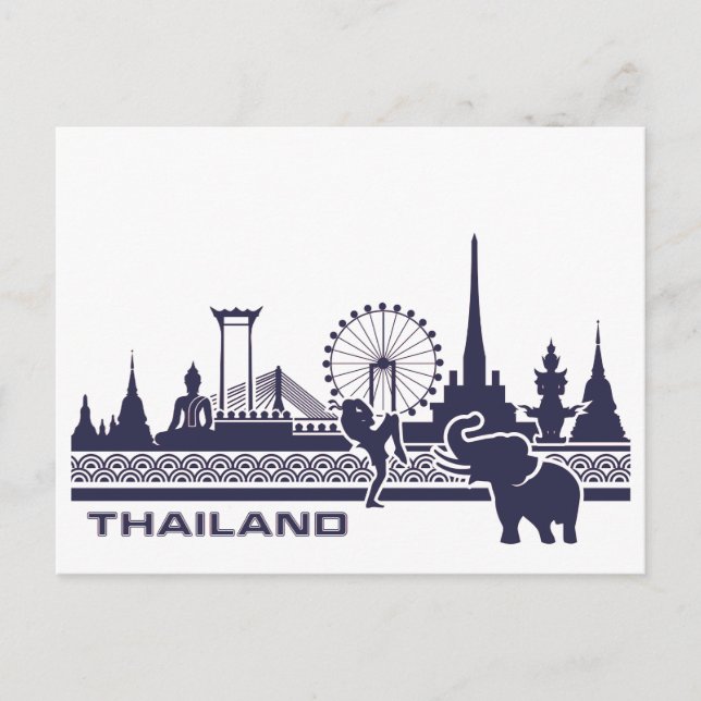 Postal Tailandia (Anverso)