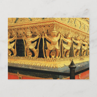 Postal Tailandia, Bangkok, Decoración, Wat Phra Keo