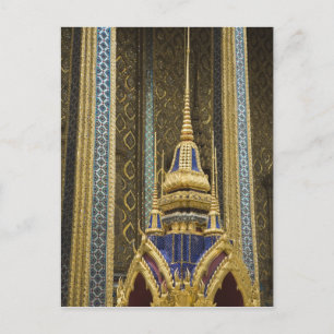 Postal Tailandia, Bangkok. Detalles de la decoración