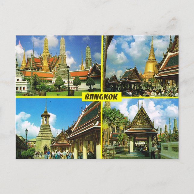 Postal Tailandia, Bangkok Multiview (Anverso)