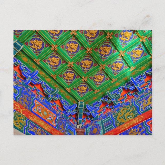 Postal Tailandia, Bangkok | Templo Dragon (Anverso)