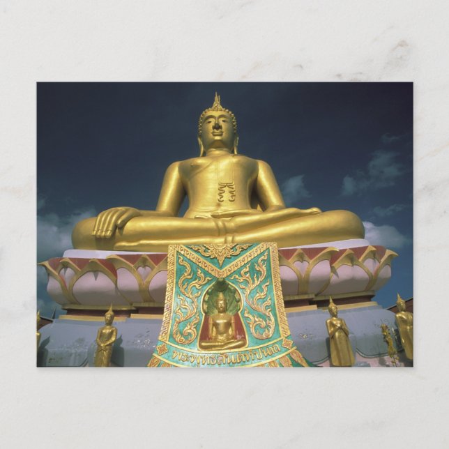 Postal Tailandia, isla de Koh Samui. Gran Buda. (Anverso)