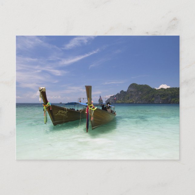 Postal Tailandia, isla Phi Phi Don, playa Yong Kasem, (Anverso)