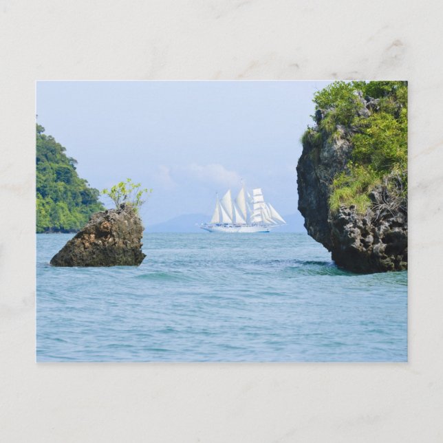 Postal Tailandia, Mar de Andaman. Barco de escalas Star F (Anverso)