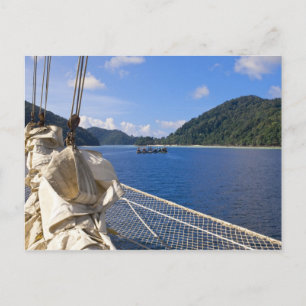 Postal Tailandia, Mar de Andaman. Barco escalador Star Fy