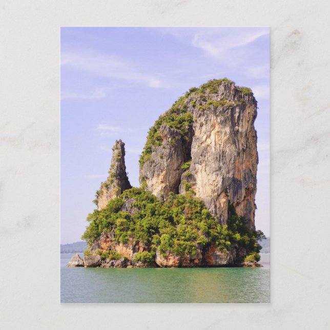 Postal Tailandia, Mar de Andamán. Islas de Ao Phang Nga e (Anverso)
