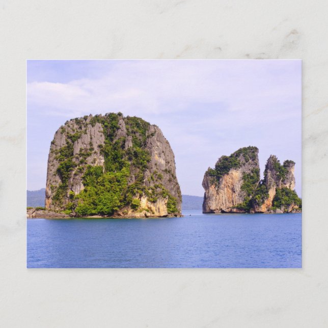 Postal Tailandia, Mar de Andamán. Islas de Ao Phang Nga e (Anverso)