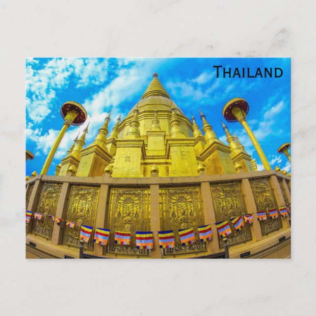 Postal Tailandia quiere una fra para ese templo budista (Anverso)