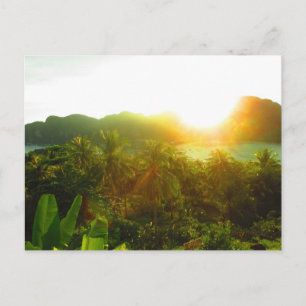 Postal Tailandia Sunset Post Card