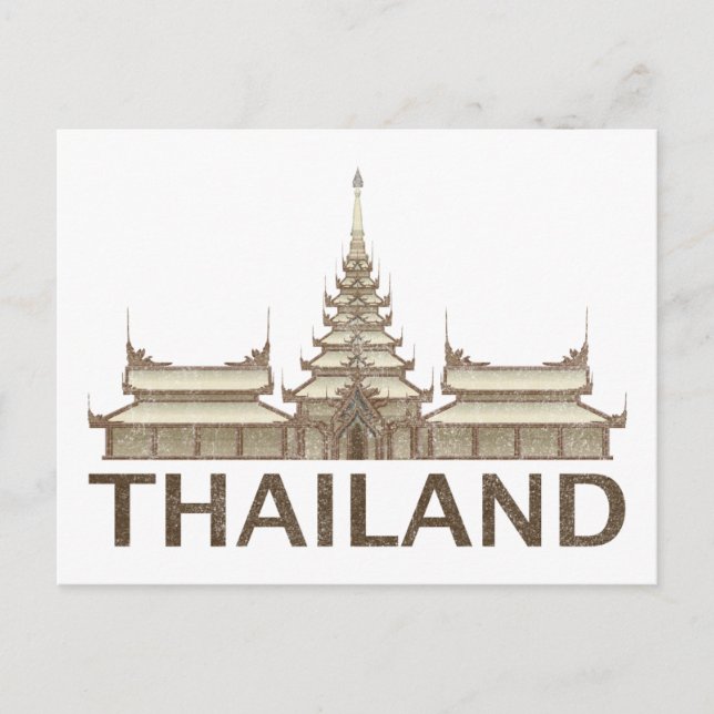 Postal Tailandia vintage (Anverso)