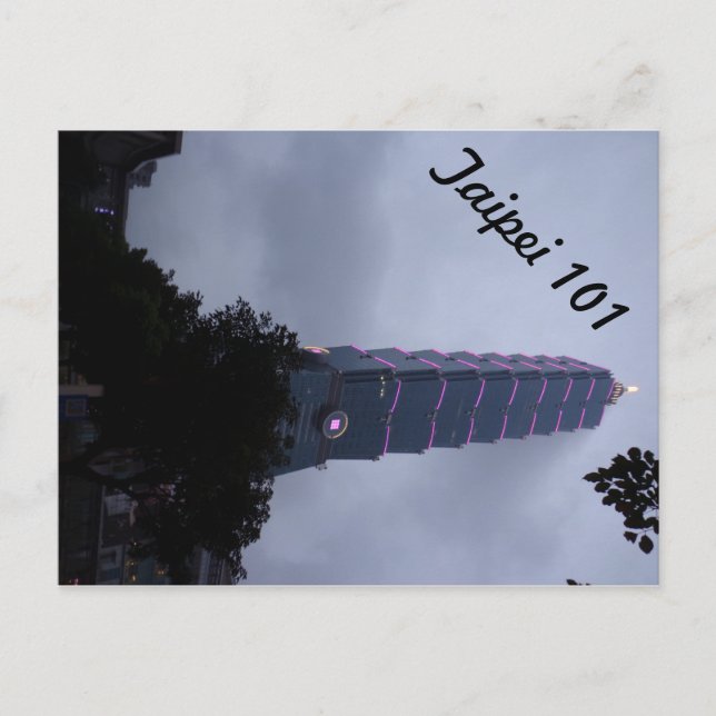 Postal Taipei 101 (Anverso)