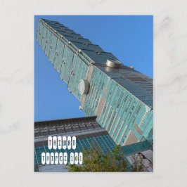 Postal Taipei 101 en Taiwán