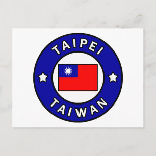 Postal Taipei Taiwán