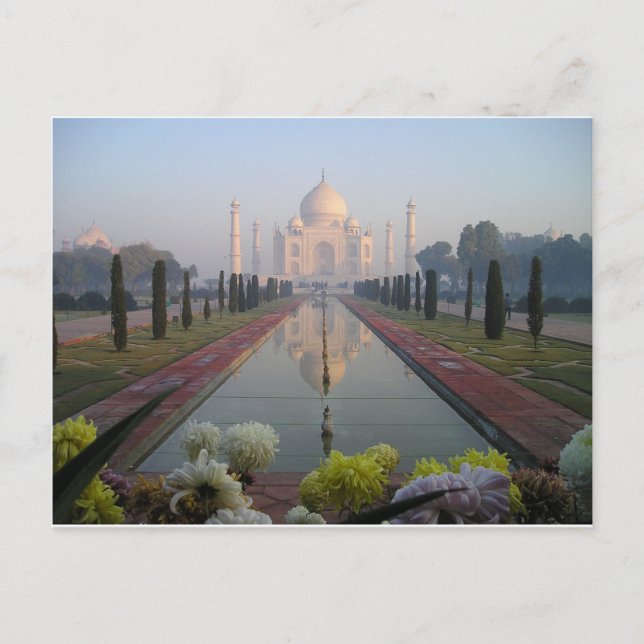 Postal Taj Mahal (Anverso)