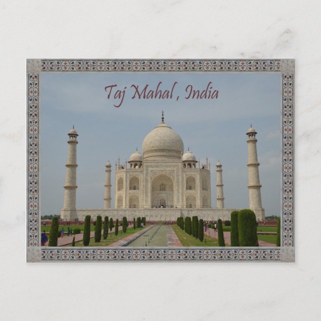 POSTAL TAJ MAHAL (Anverso)
