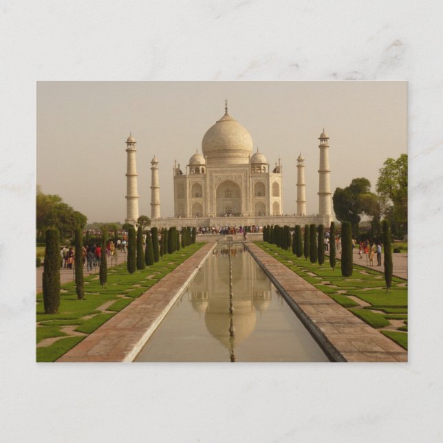 Postal Taj Mahal (Anverso)