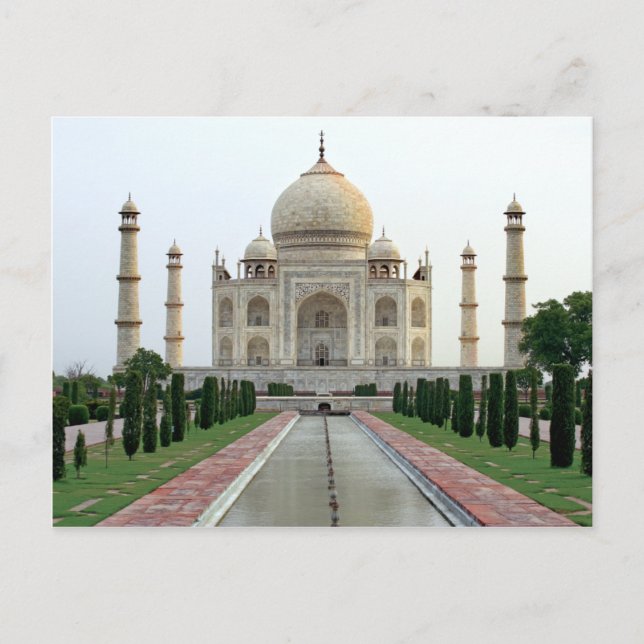 Postal Taj Mahal (Anverso)