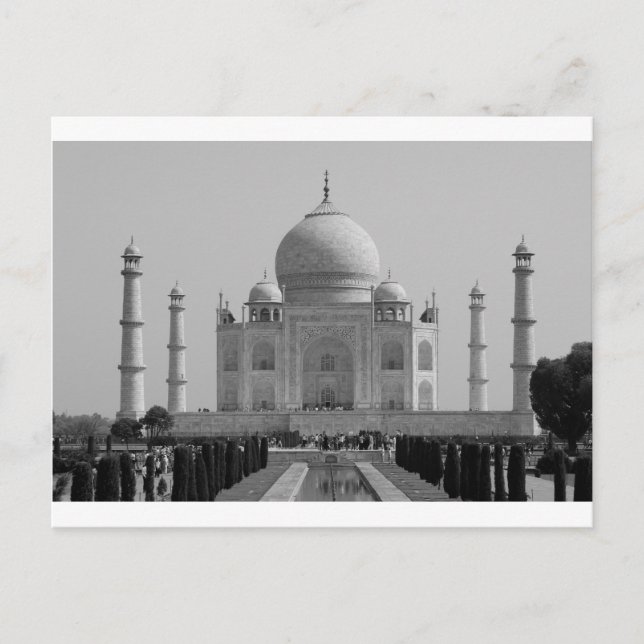Postal Taj Mahal (Anverso)