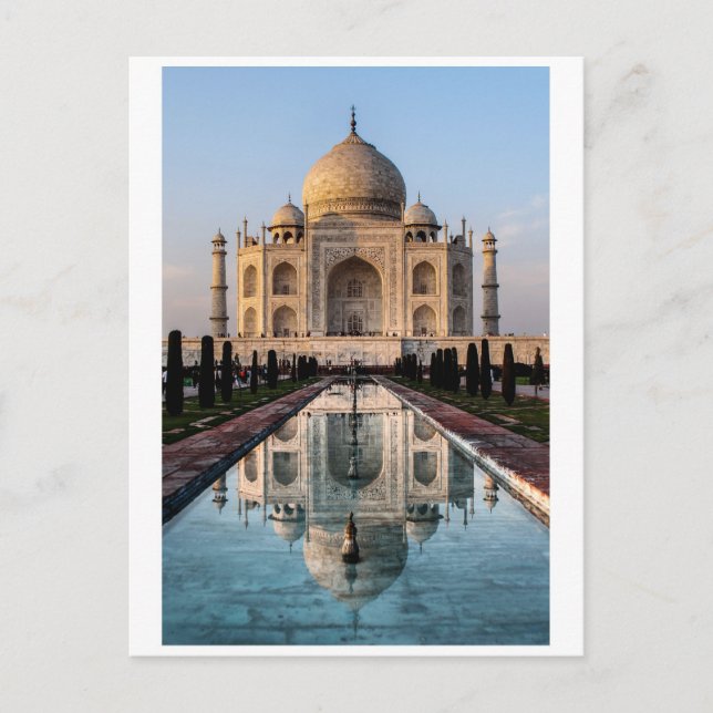 Postal Taj Mahal (Anverso)