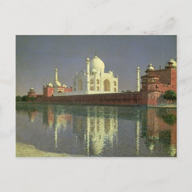 Postal Taj Mahal, 1874-76 (Anverso)