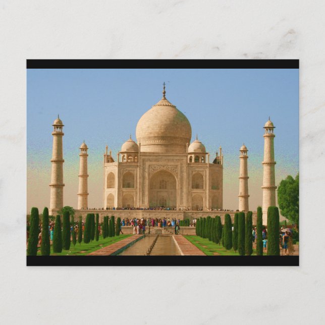 Postal taj mahal bright vista (Anverso)